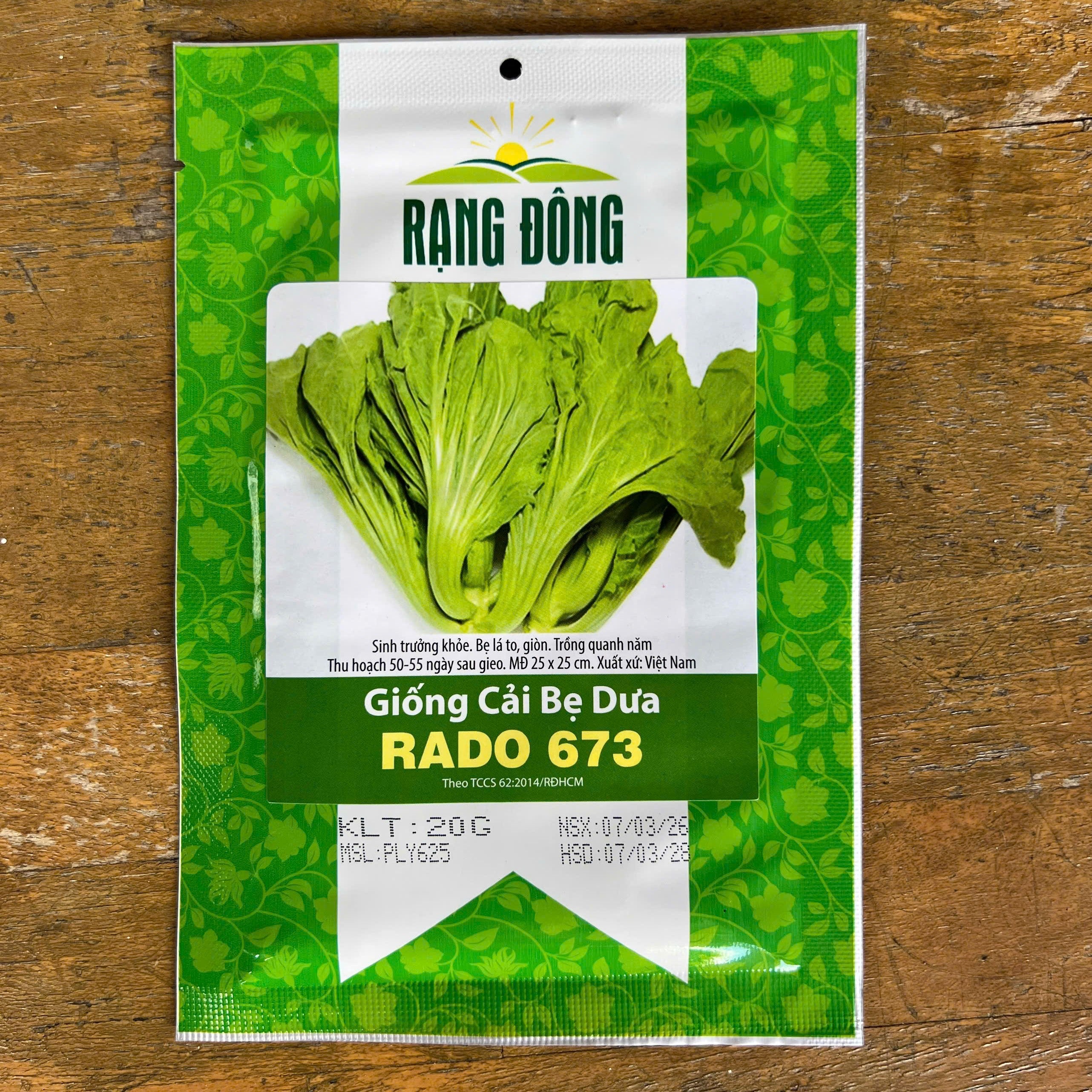 Hạt giống Cải bẹ dưa - 20g